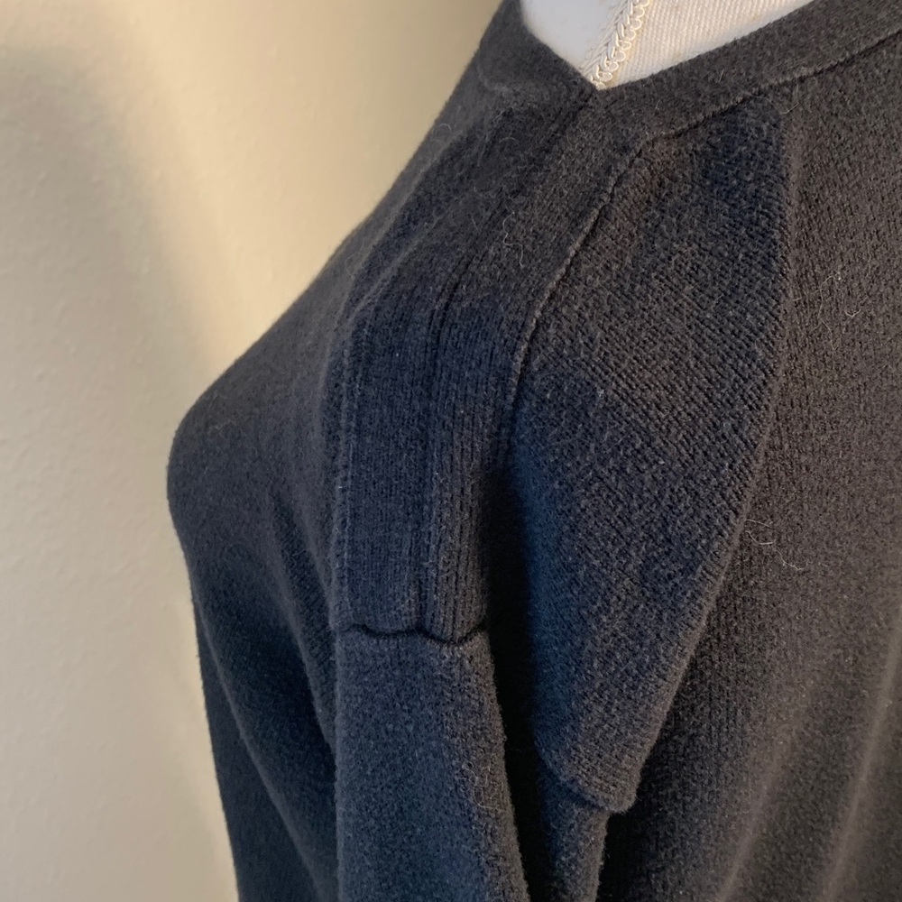 J. Jill size medium, Elegant Black Knit boat neck sweater - Picture 6 of 10